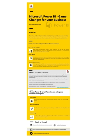 Microsoft Power BI Game Changer For Business