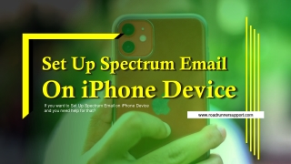 Call +1-888-320-3184 to Set Up Spectrum Email on iPhone Device