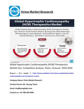 Global Hypertrophic Cardiomyopathy (HCM) Therapeutics Market