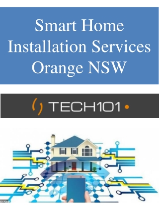 Smart Home Installation Services Orange NSW