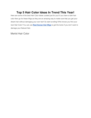 Simple Hairstyle Ideas For Women In 2020
