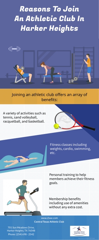 Reasons To Join An Athletic Club In Harker Heights