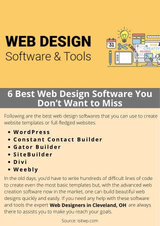 6 Best Web Design Software You Don’t Want to Miss