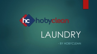 Laundry – Hobyclean