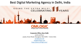 Best Digital marketing agency in Delhi and Social Media Marketing Agency