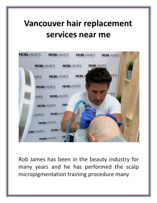 Vancouver hair replacement services near me