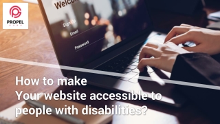 How to make your website accessible to people with disabilities?