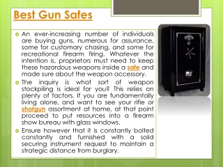 Best gun safes