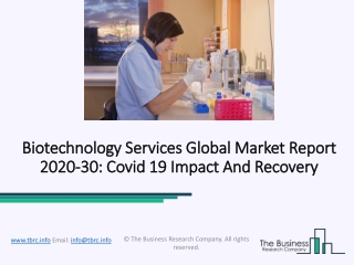 Biotechnology Services Market Key Insights, Top Manufacturers and Regional Forecast 2020