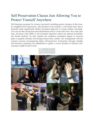 Florida Krav Maga | Shaansaar.com