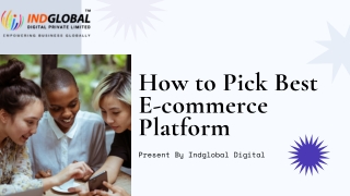 How To pick best Best E-commerce