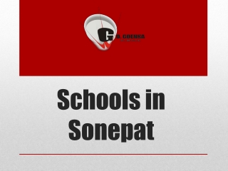 Get Schools in Sonepat