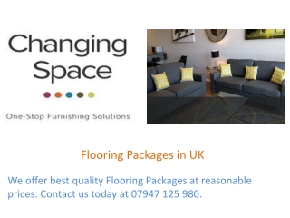 Flooring Packages In UK
