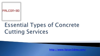 Essential Types of Concrete Cutting Services