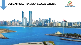 jobs abroad  |  kalinga Global Services  |  Kalinga job