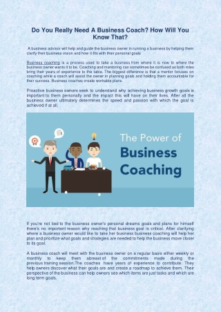 Best Business Coach In India