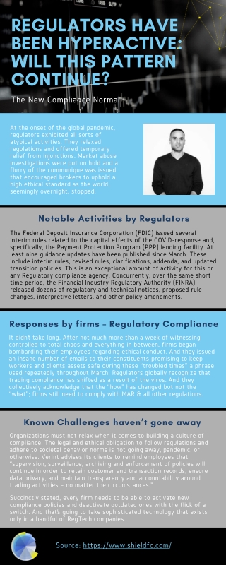 What if Hyper-activity by Regulators is the New Compliance Normal?