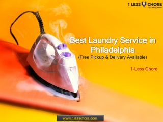 Best Laundry Service in Philadelphia with Free Pickup & Delivery