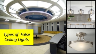 A Complete Guide for False Ceiling Lights