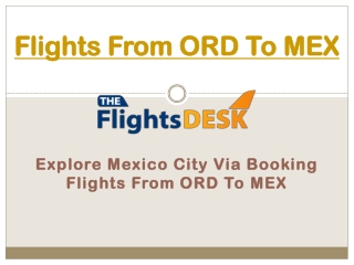 Flights From ORD To MEX