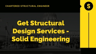 Get Structural Design Services - Solid Engineering