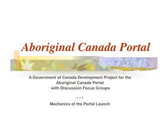 Aboriginal Canada Portal