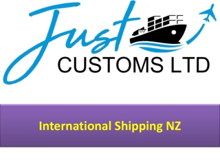 International Shipping NZ