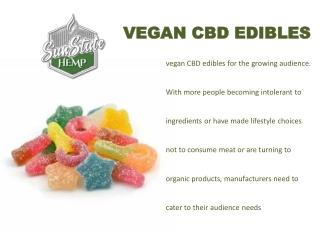 Vegan CBD Edibles Store UK | Sun State Hemp