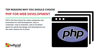 Top Reasons Why You Should Choose PHP For Web Development