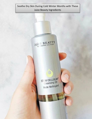Soothe Dry Skin During Cold Winter Months with These Juice Beauty Ingredients