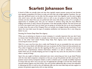Scarlett Johansson Deepfakes