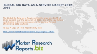 Global Big Data-as-a-service Market 2012-2016