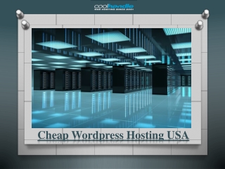 Cheap Wordpress Hosting USA