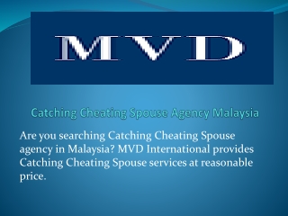 Catching Cheating Spouse Agency Malaysia