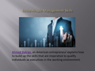 Ahmed Bakran - Be a Good People Manager