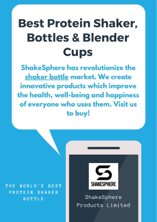 Best Protein Shaker, Bottles & Blender Cups
