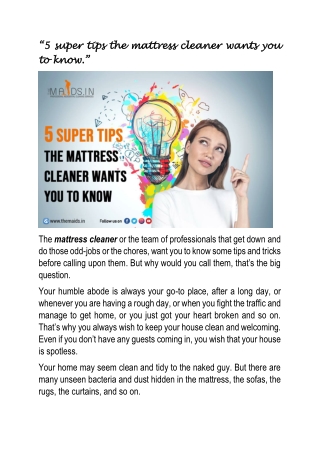Regular office cleaning is beneficial for a positive environment