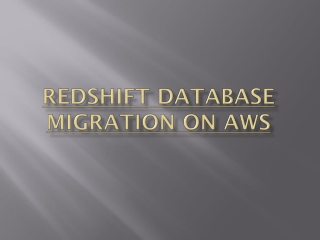 Redshift Data Migration