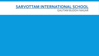 Sarvottam International School Noida West