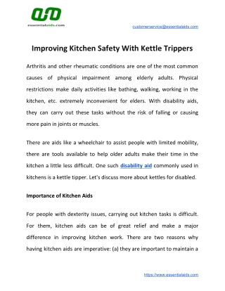 Improving Kitchen Safety With Kettle Trippers