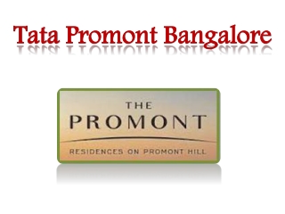 Tata Promont Banashankari Bangalore