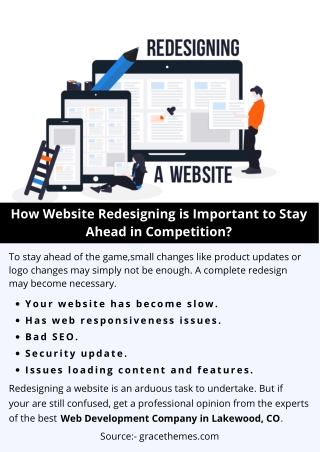 How Website Redesigning is Important to Stay Ahead in Competition?