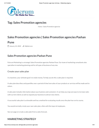 Sales Promotion Agency in Mumbai