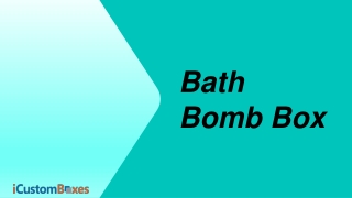 Get 45% Discount On Custom Packaging Bath Bombs