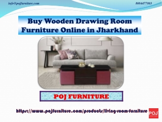 Buy Wooden Drawing Room Furniture Online in Jharkhand