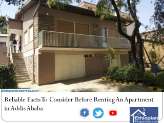 Reliable Facts To Consider Before Renting An Apartment in Addis Ababa