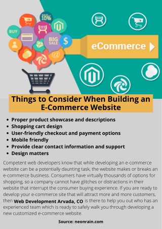Things to Consider When Building an E-Commerce Website