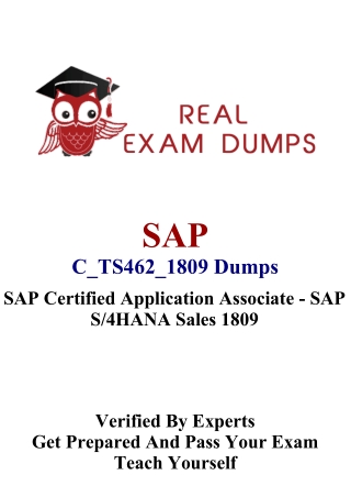 How To Learn About C_TS462_1809 Dumps Within Few Days Through Realexamdumps.com?