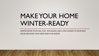 Make your home winter-ready | AGL