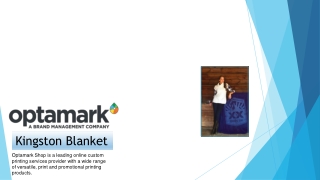 Custom Kingston Blanket - Optamark
